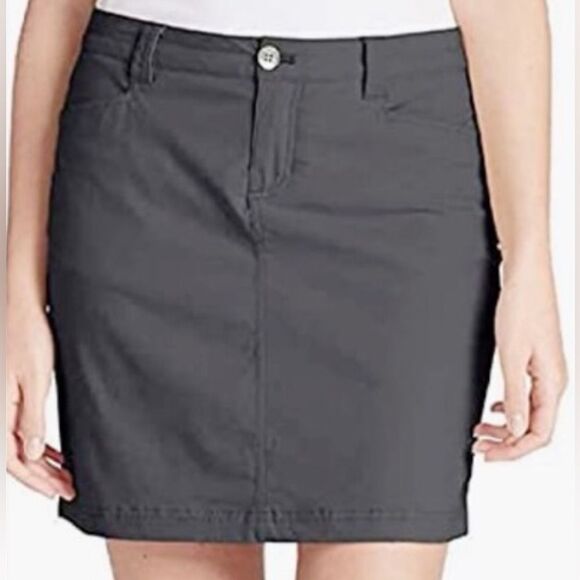 Eddie Bauer Gray Stretch Golf Skirt‎ with Pockets Size 16 - Picture 1 of 7